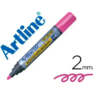 ARTLINE Rotulador Artline Pizarra EK-517 Rosa Punta Redonda 2 MM Tinta de Bajo Olor