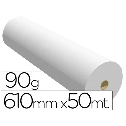 Papel Reprografia para Plotter 610MMX50MT 90 G Impresion Ink-jet