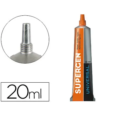 SUPERGEN Pegamento Supergen Universal Transparente 20 ML Unidad