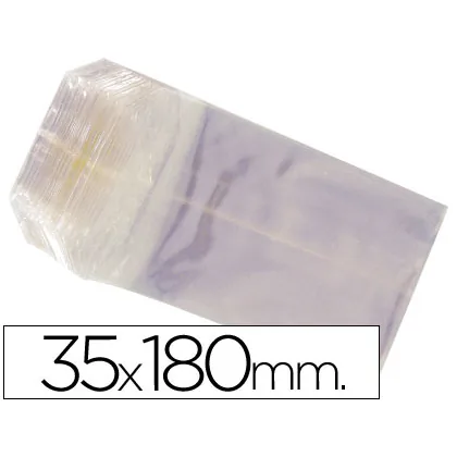 Bolsa Celofan 35X180 MM Paquete 100 Unidades
