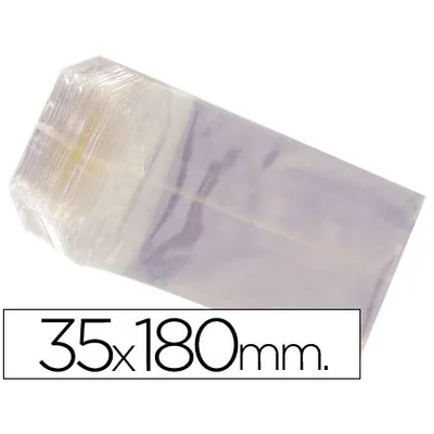 BLANCA Bolsa Celofan 35X180 MM Paquete 100 Unidades