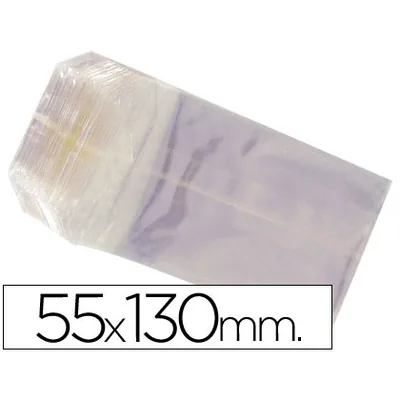 BLANCA Bolsa Celofan 55X130 MM Paquete 100 Unidades