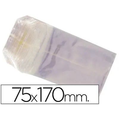 BLANCA Bolsa Celofan 75X170 MM Paquete 100 Unidades