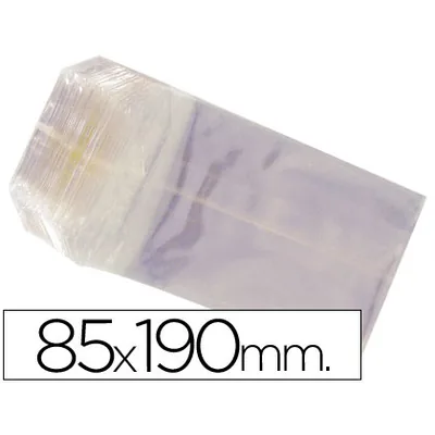 BLANCA Bolsa Celofan 85X190 MM Paquete 100 Unidades