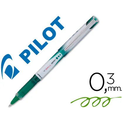 Rotulador Pilot Roller V-ball Grip Verde 0.5 MM