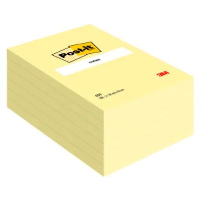 POST-IT Bloc de Notas Adhesivas Quita y Pon Post-It 102X152 MM con 100 Hojas 659