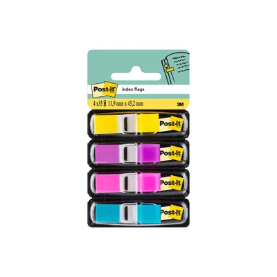 POST-IT Banderitas Separadoras 683-4AB Dispensador 4 Colores Brillantes