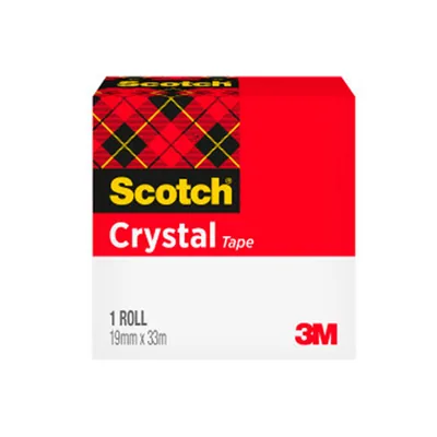 SCOTCH Cinta Adhesiva Scotch Supertransparente 33 M X 19 MM 600/1933CI