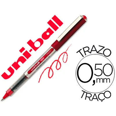 UNIBALL Rotulador Uni-ball Roller UB-150E Micro Eye Rojo 0,5 MM Unidad