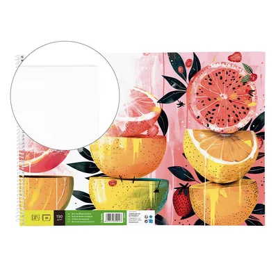 ARTIST Bloc Dibujo Liderpapel Artistico Espiral 460X325MM 20 Hojas 130GR/M2 Sin Recuadro Perforado