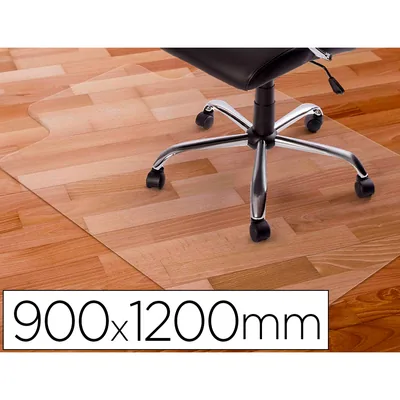 Q-CONNECT Alfombrilla para Suelo Q-Connect Pvc Protectora de Suelos 900X1200 MM Grosor 2 MM