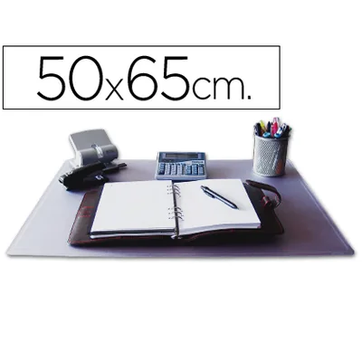 Q-CONNECT Vade Sobremesa Q-Connect Polipropileno Transparente 50X63 CM