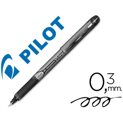PILOT Rotulador Pilot Punta Aguja V-5 Grip Negro 0.5 MM