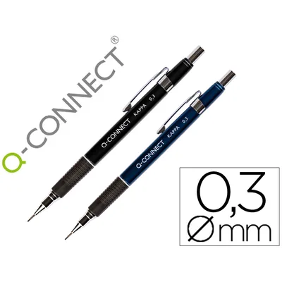 Q-CONNECT Portaminas Q-Connect Kappa 0,3 MM Sujecion de Caucho