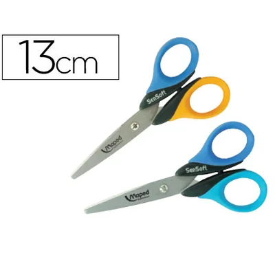 MAPED Tijera Escolar Maped Sensoft 13 CM