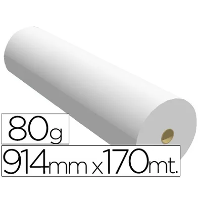 NAVIGATOR Papel Reprografia Ppc para Plotter 914X170MT 80 G
