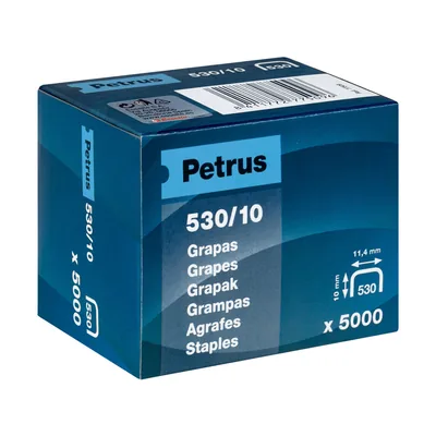 PETRUS Grapas Petrus Nº 530/10 Caja de 5000