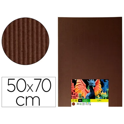 LIDERPAPEL Carton Ondulado Liderpapel 50 X 70CM 320 G Marron