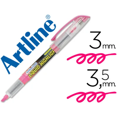ARTLINE Rotulador Artline Fluorescente EK-640 Rosa Punta Biselada