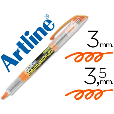 ARTLINE Rotulador Artline Fluorescente EK-640 Naranja Punta Biselada