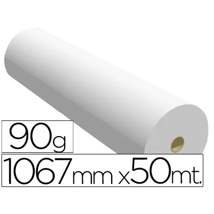 Papel Reprografia para Plotter 1067MMX50MT 90 G Impresion Ink-jet