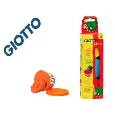 GIOTTO Pasta para Modelar Giotto Bebe Pack 3 Colores Surtidos Dermatologicamente Testada