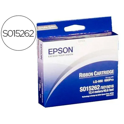EPSON Cinta Impresora Epson LQ-670/860/1060/2500/2550, DLQ-2000 Negra