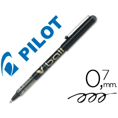 PILOT Rotulador Pilot Roller V-ball Negro 0.7 MM