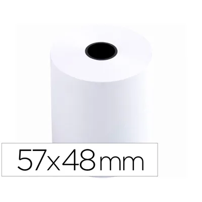 Q-CONNECT Rollo Sumadora Q-Connect Termico 57 MM Ancho X 48 MM Diametro Sin Bisfenol a