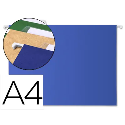 LIDERPAPEL Carpeta Colgante Liderpapel A4 Azul
