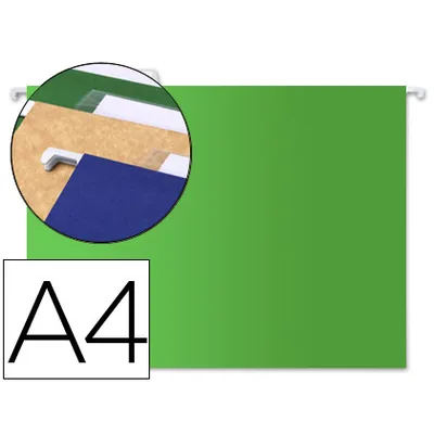 LIDERPAPEL Carpeta Colgante Liderpapel A4 Verde