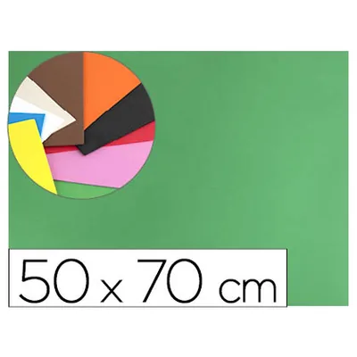 LIDERPAPEL Goma Eva Liderpapel 50X70CM 60G/M2 Espesor 1.5MM Verde