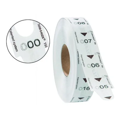 METO Tickets Turnomatic 31X67MM Color Blanco Rollo 4000 Tickets