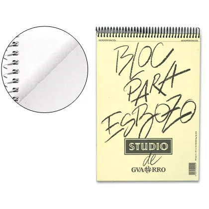 Bloc Dibujo Esbozos DIN A3 90+10 Hojas 90 G