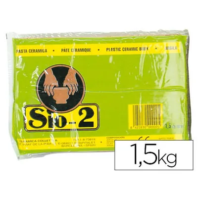 SIO-2 Arcilla Argila SIO-2 Color Rojo Paquete de 1,5 KG