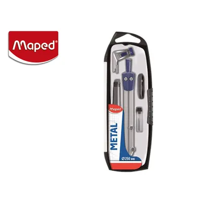 MAPED Compas Maped Start con con Portaminas 0,5 MM en Estuche con 5 Piezas