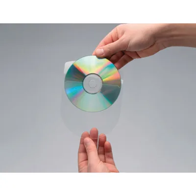 Q-CONNECT Funda Autoadhesiva para CD Q-Connect con Solapa Pack de 10 Unidades
