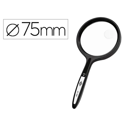 Q-CONNECT Lupa Q-Connect Cristal Bifocal 75 MM Mango Curvo