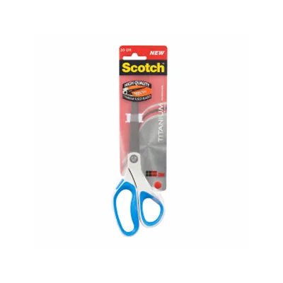 SCOTCH Tijera Oficina Scotch 20 CM Titanio Fundido Mango Ergonomico Colores Surtidos