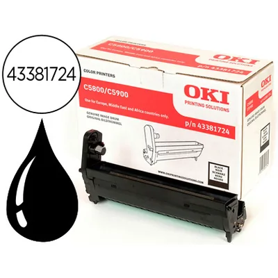 OKI Tambor Oki C5800 C5900 C5550 Negro 20000 Paginas