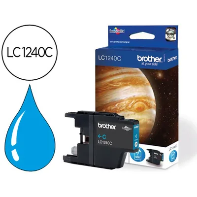 BROTHER Ink-jet Brother LC-1240C Cian -600PAG- MFC-J6510DW MFC-J6710DW MFC-J6910DW