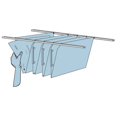 PAPERFLOW Guias Armarios Paperflow Carpetas Colgantes para EOSO2R.02 Pack de 2
