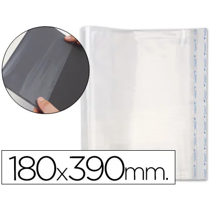 Forralibro Pp Ajustable Adhesivo 180X390MM