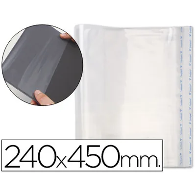 SADIPAL Forralibro Pp Ajustable Adhesivo 240X450MM