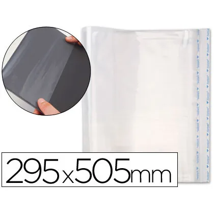 Forralibro Pp Ajustable Adhesivo 295X505 MM