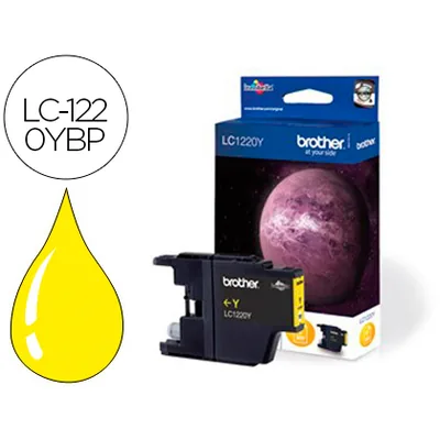 BROTHER Ink-jet Brother LC-1220 MFC-J430W DCP-J725W/J925W Amarillo 300 Pag