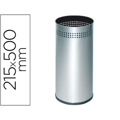 SIE Paraguero Metalico 314 Perforado Plateado 50X21,5 CM