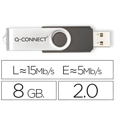 Q-CONNECT Memoria Usb Q-Connect Flash 8 Gb 2.0
