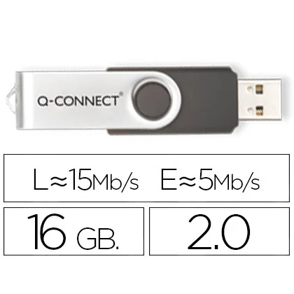 Memoria Usb Q-Connect Flash 16 Gb 2.0