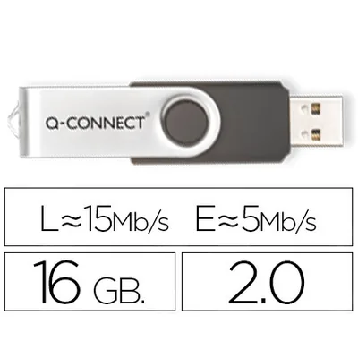 Q-CONNECT Memoria Usb Q-Connect Flash 16 Gb 2.0